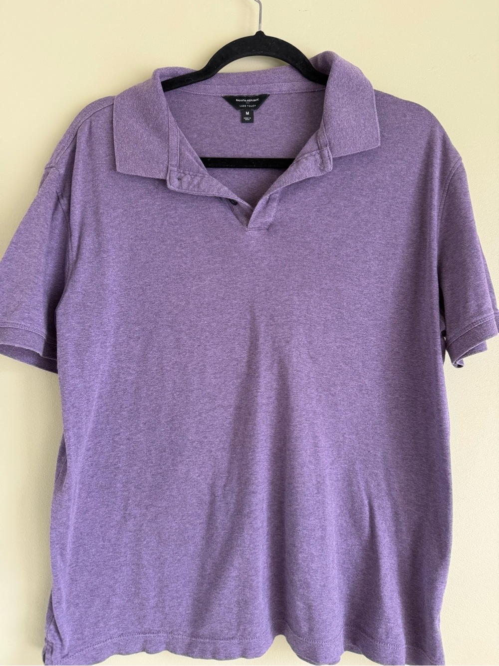 Banana Republic Men’s Heather Lavender Polo